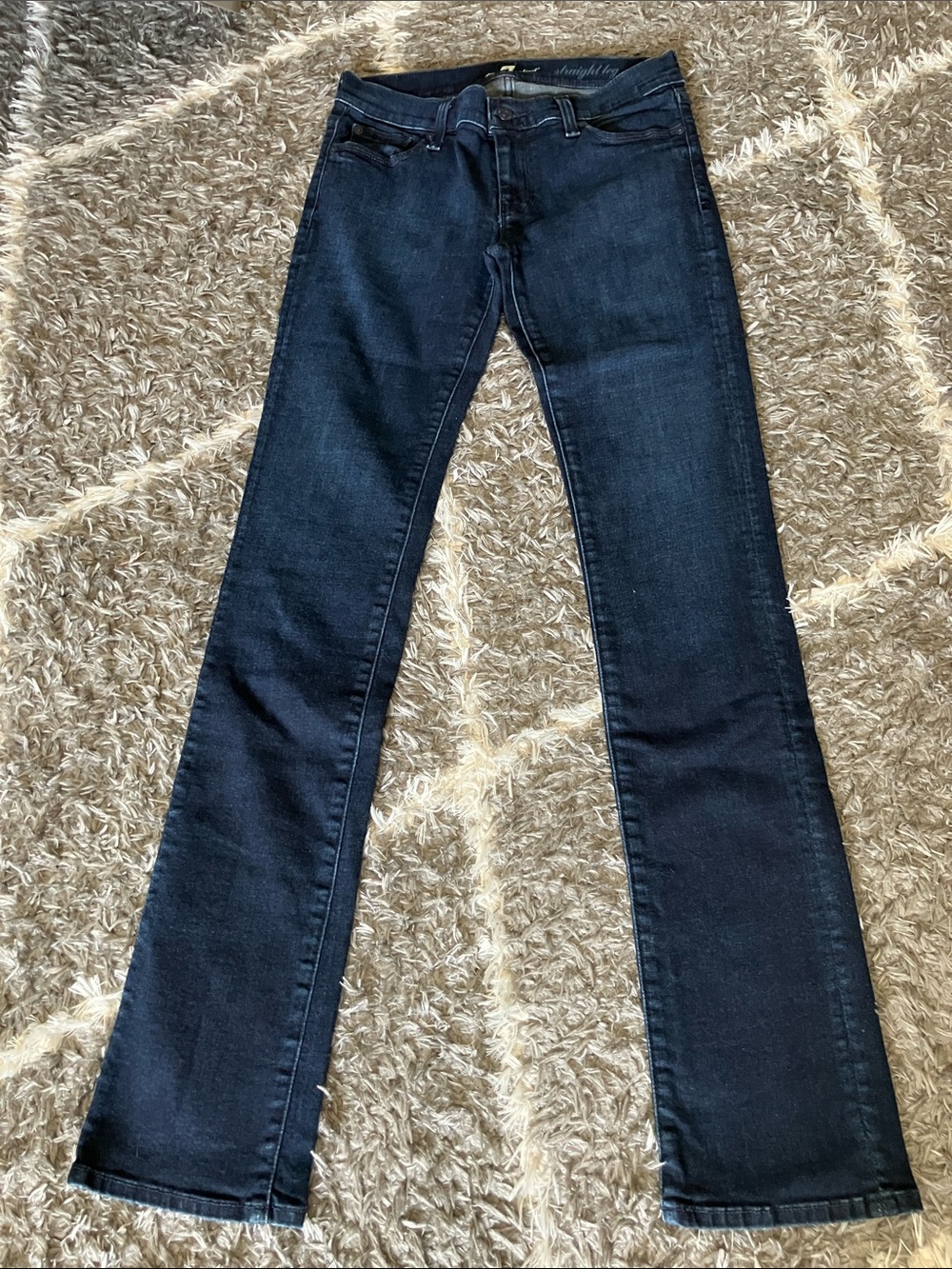 Dark Blue Women's straight Jeans